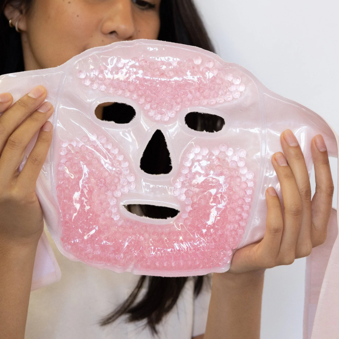 Koeling Masker Tegen Hoofdpijn, Stress, Wallen en Meer..