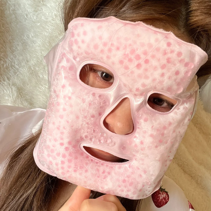 Koeling Masker Tegen Hoofdpijn, Stress, Wallen en Meer..